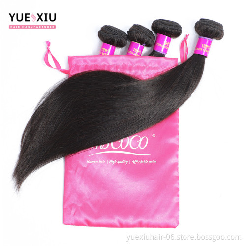 Cheap human raw brazilian hair bundles  Hot Sale Straight Virgin Human Hair Weave